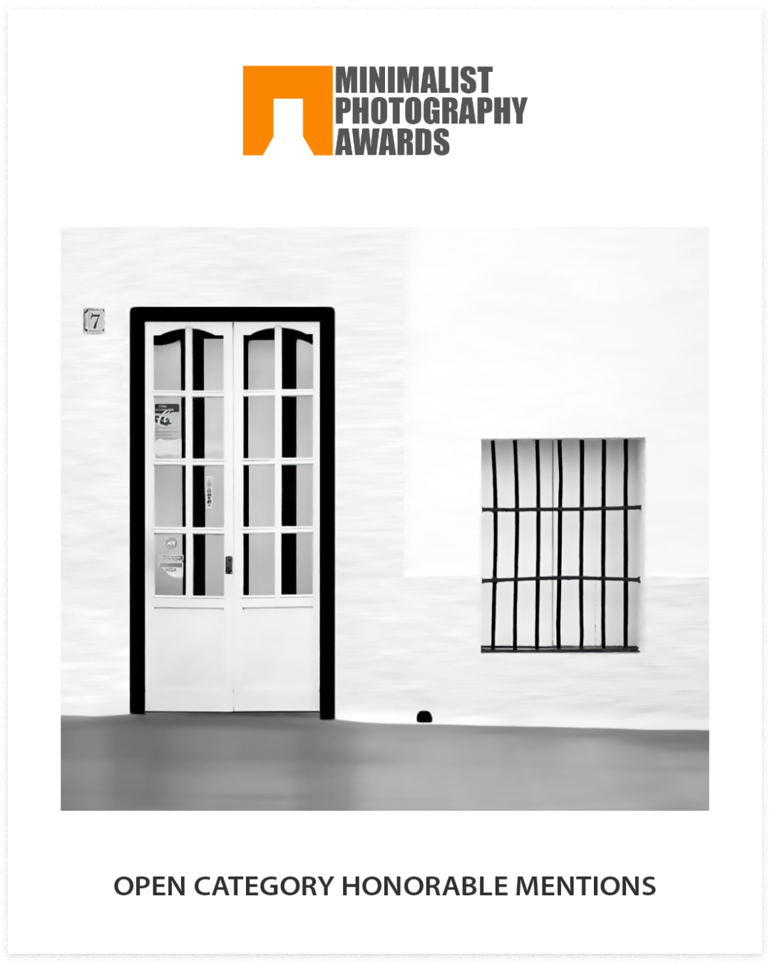 Confinement: Honorable Mention in Open Category