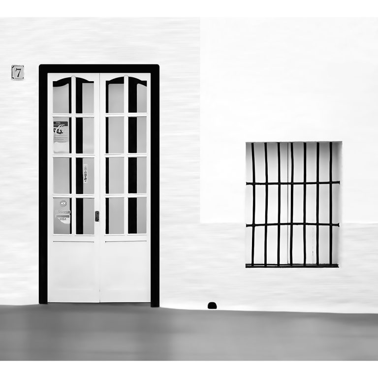 Confinement: black and white photography