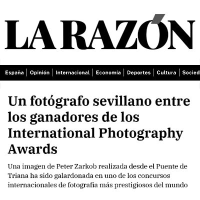 Un fotógrafo sevillano entre los ganadores de los International Photography Awards